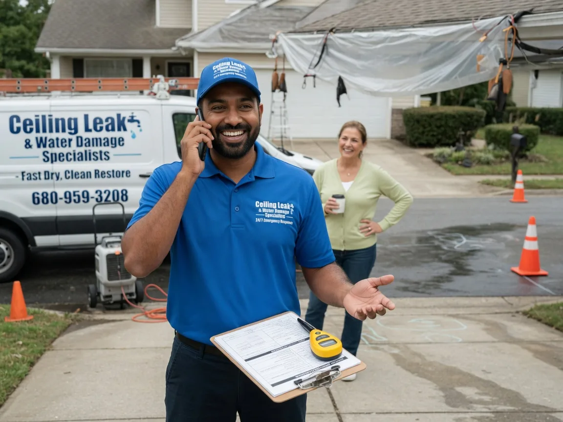 Ceiling Leak Cleanup Gowrie, IA FAQs